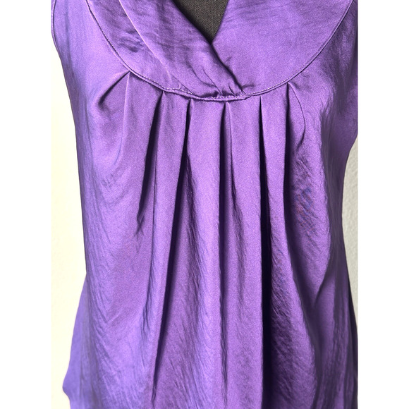 Women's Willi Smith Purple Sleeveless Top Blouse Size M - Picture 6 of 16